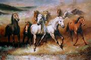 unknow artist Horses 02 Sweden oil painting artist